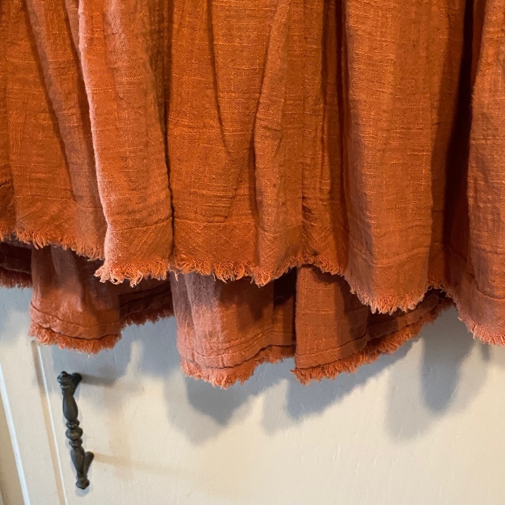Free People Rust Embroidered Tunic - Picture 5 of 9